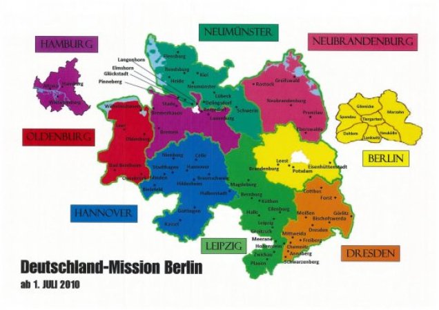 Berlin Germany mission map